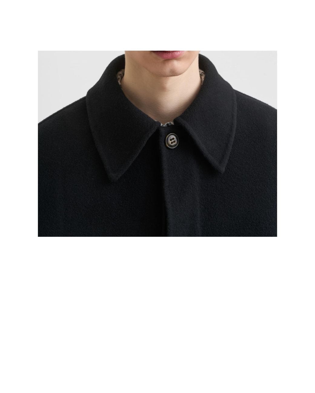 Séfr Black Séfr Relaxed Wool Jacket for men