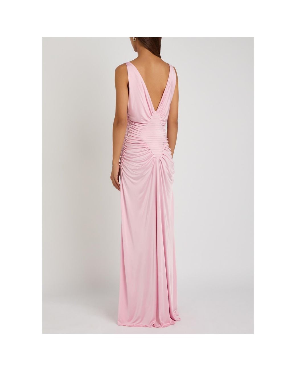 Versace Pink Satin Dress