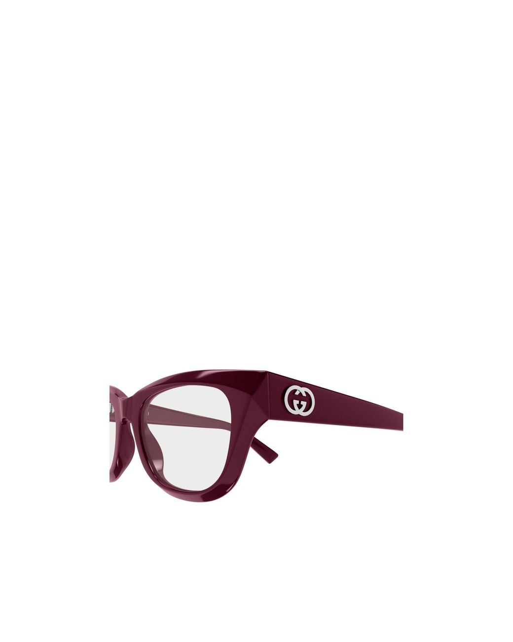 Gucci White Cat Eye Eyeglasses