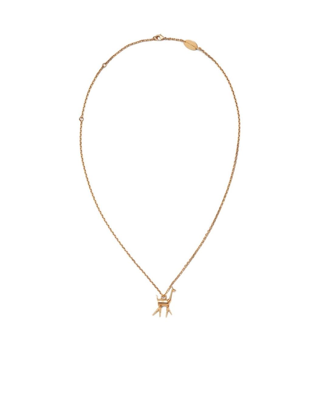 Loro Piana Metallic Vicuna Necklace