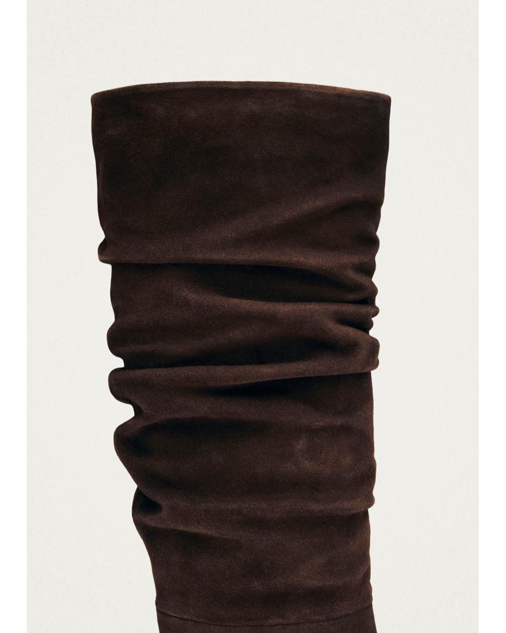 Alohas Brown Kalila Slouchy Heel Boots