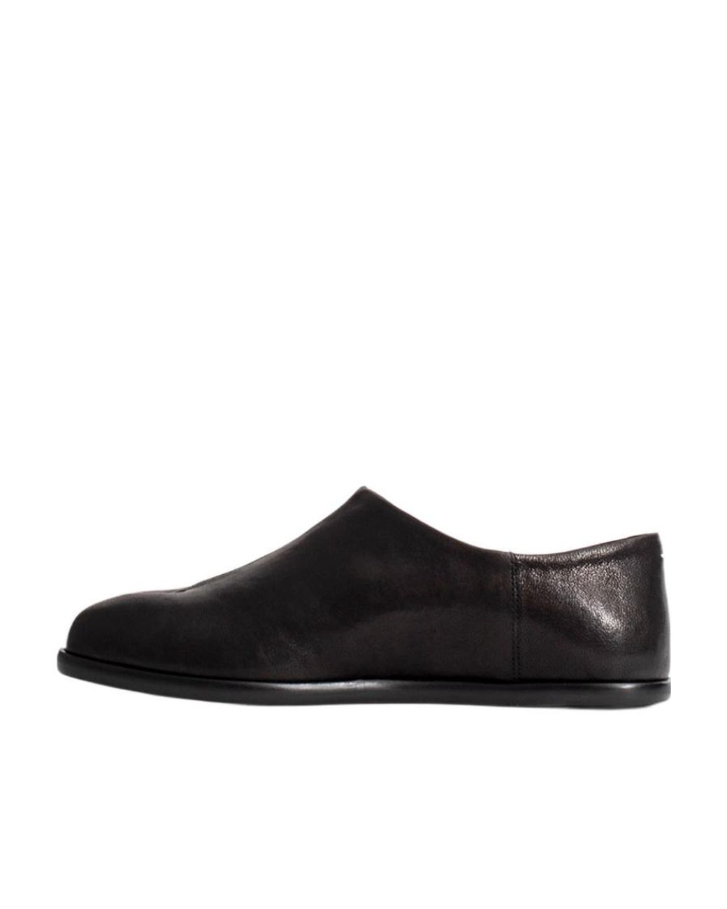 Maison Margiela Black Tabi Slip-On Loafers