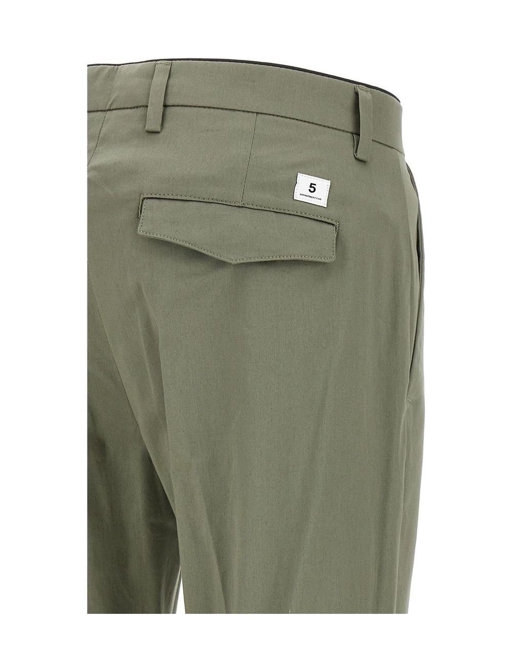Department 5 Green Slim Fit Pants for men
