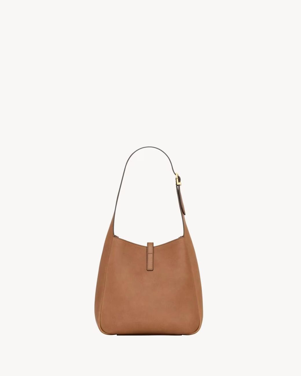 Saint Laurent Brown Le 5 À 7 Supple Small Shoulder Bag