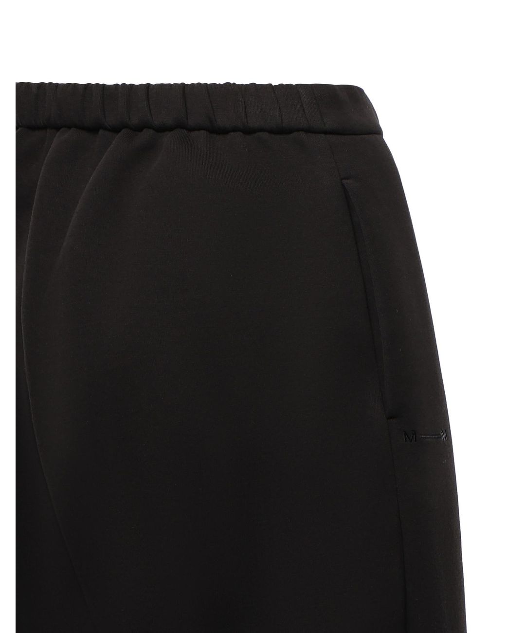 Max Mara Black Elastic Waist Casual Pants