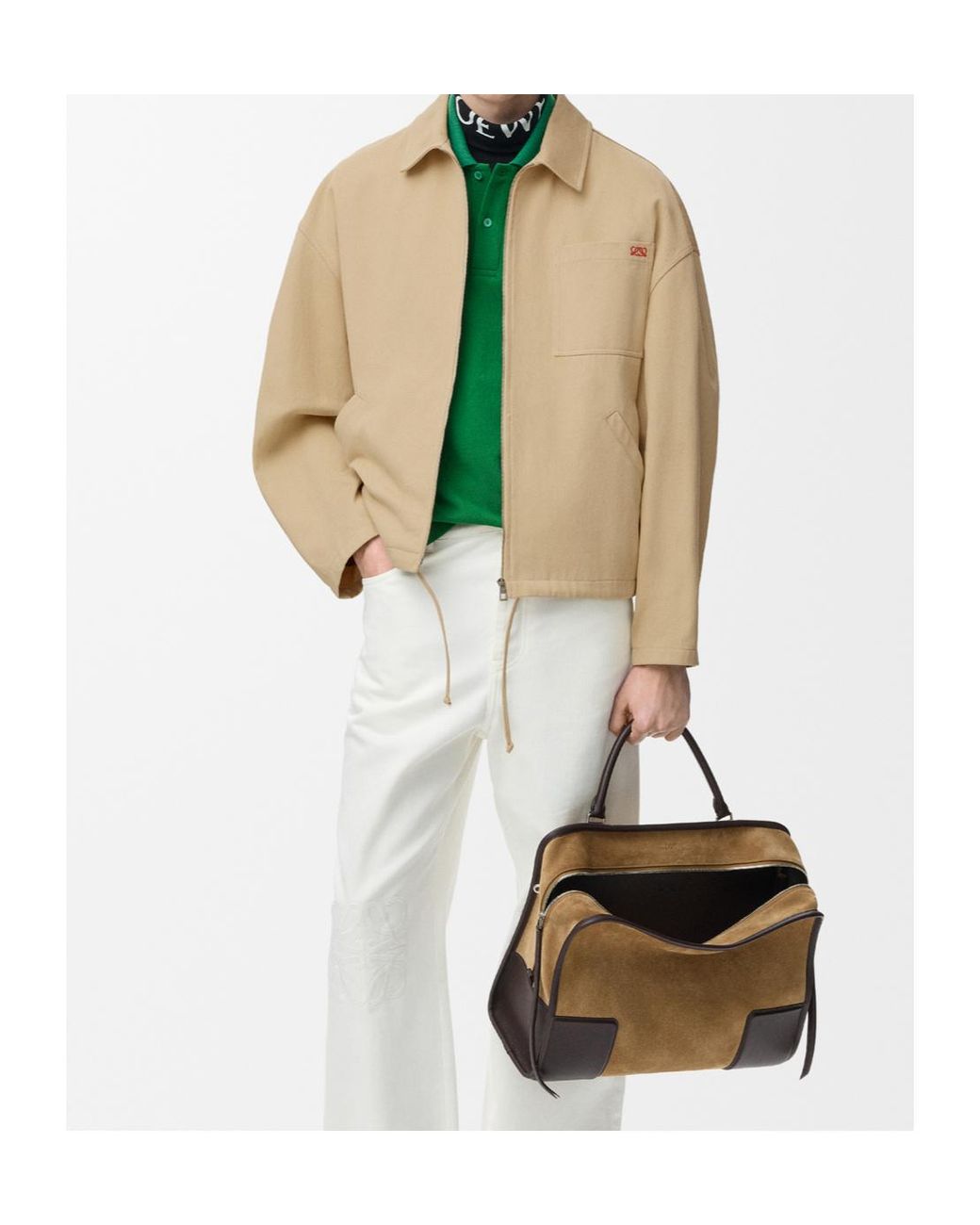 Loewe Natural Zip-Up Jacket for men