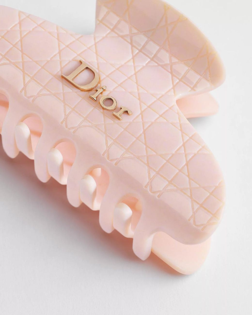 Dior Pink Cannage My Every Claw Clip
