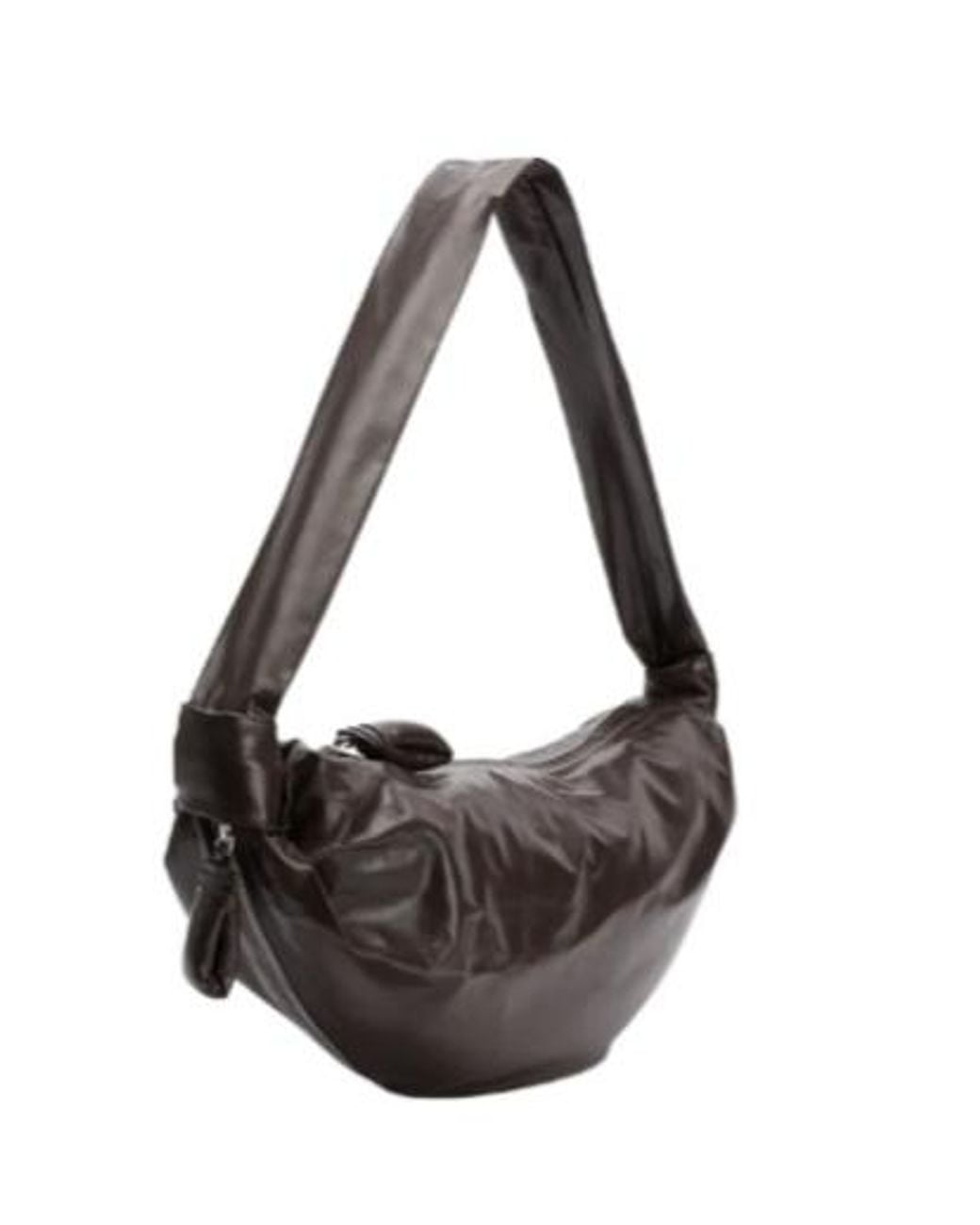 Lemaire Metallic Soft Croissant Shoulder Bag