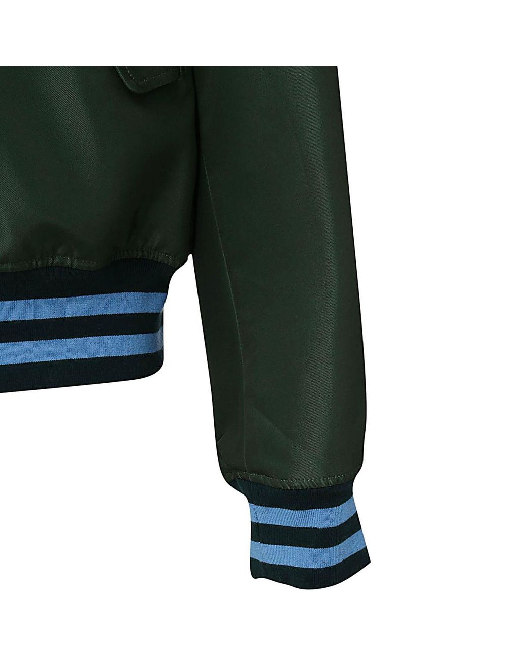 Dries Van Noten Green Logo Casual Jacket for men