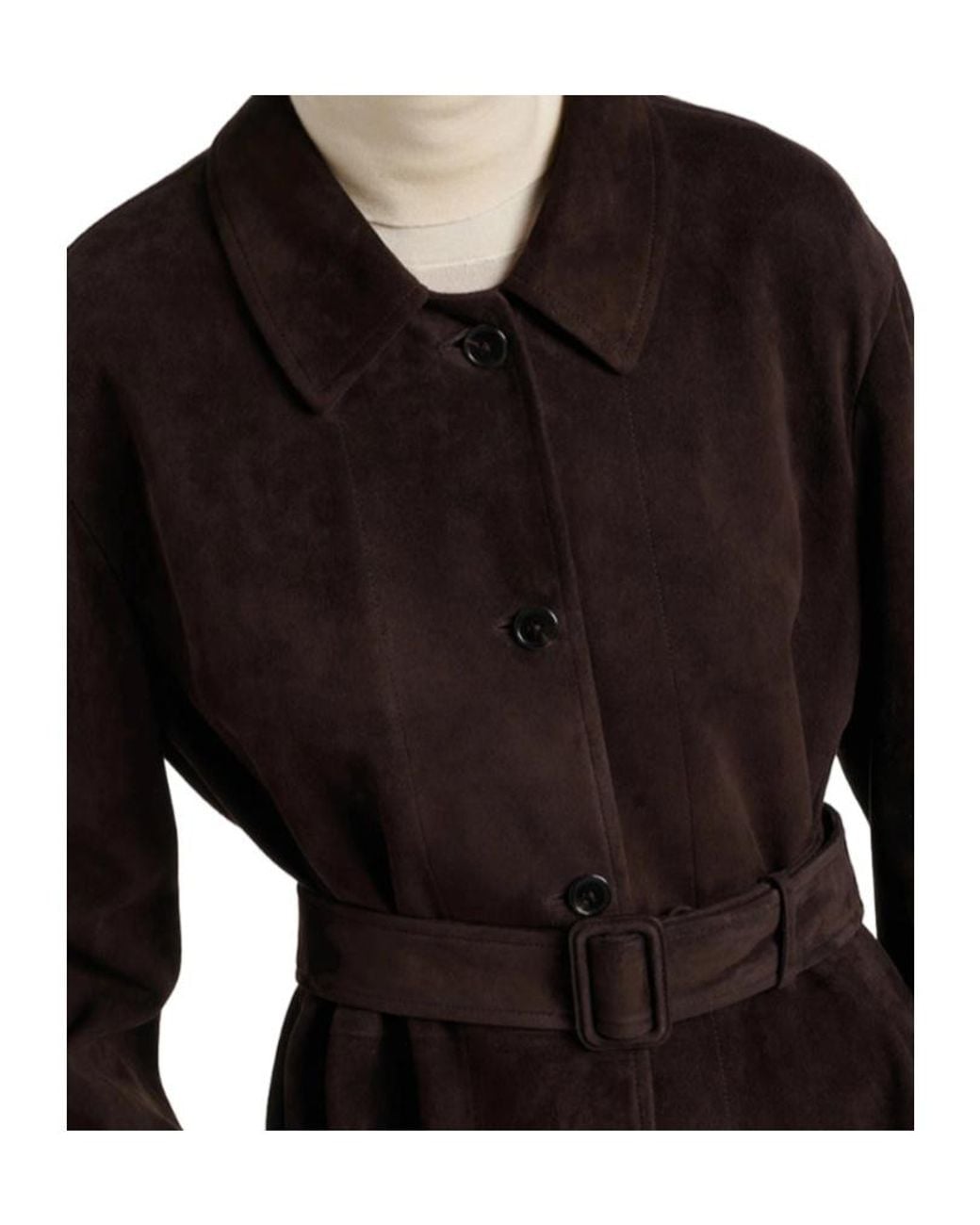 The Row Black Long-Sleeved Coat