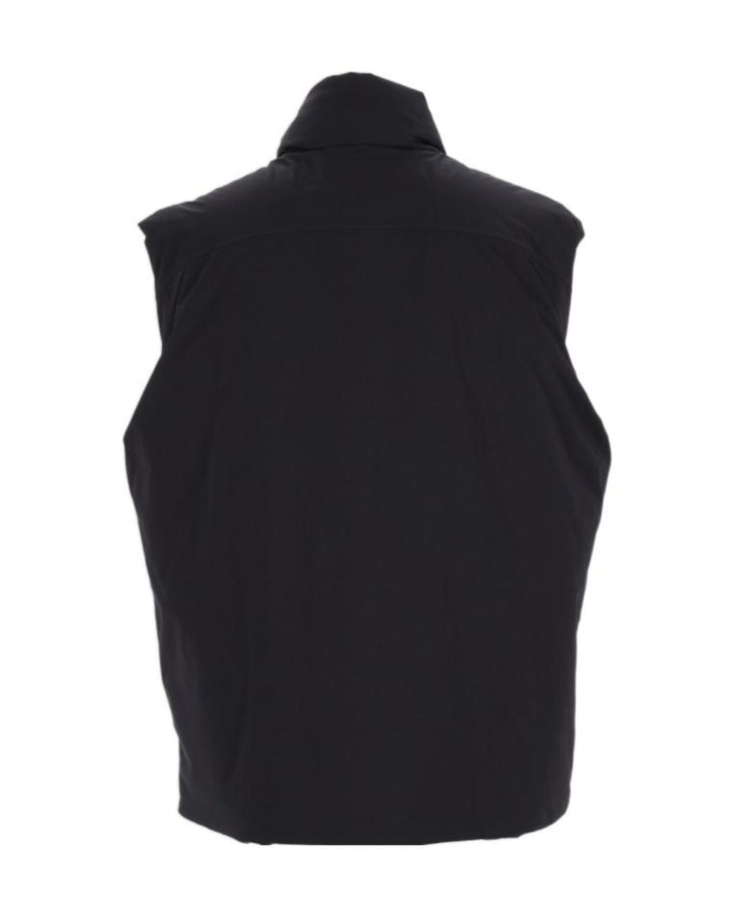 Herno Black Sleeveless Vest for men