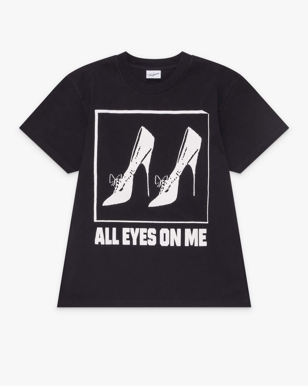 VAQUERA Black All Eyes On Me Belted T-Shirt