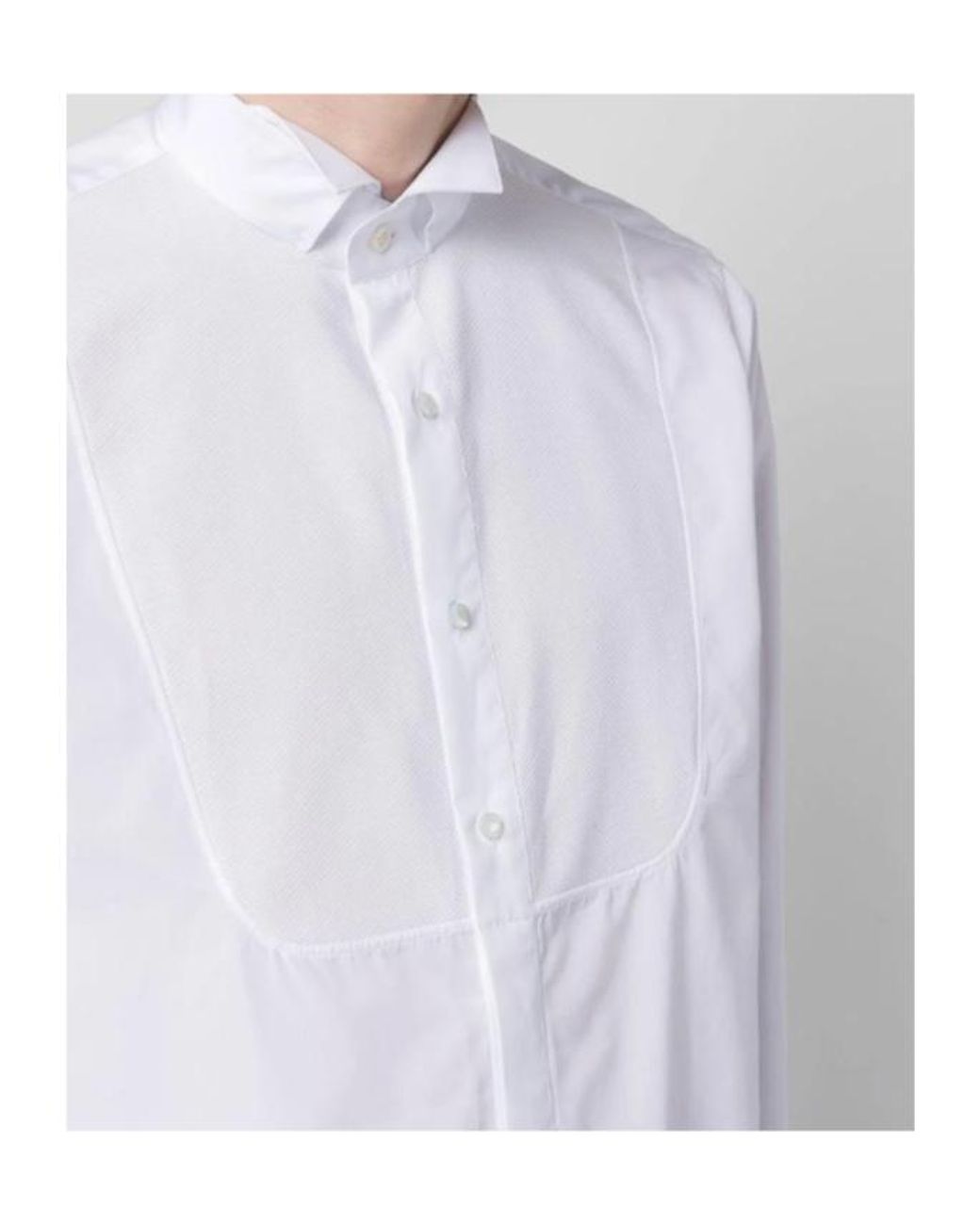 Lardini White Long Sleeve Buttoned Shirt for men