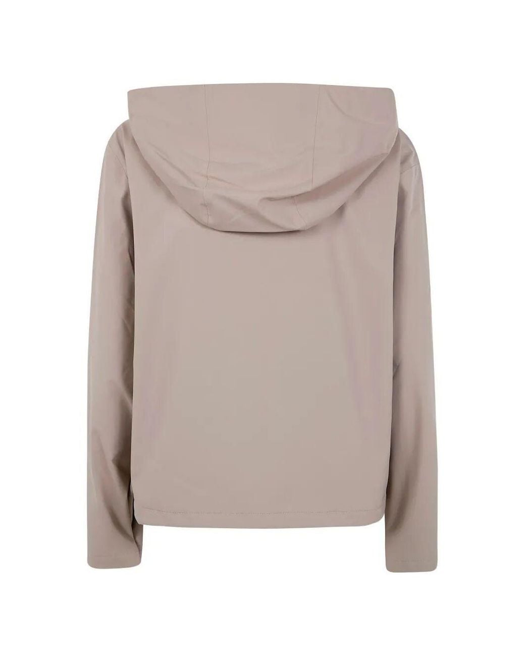 Rains Brown Suva Short Hooded Jacket