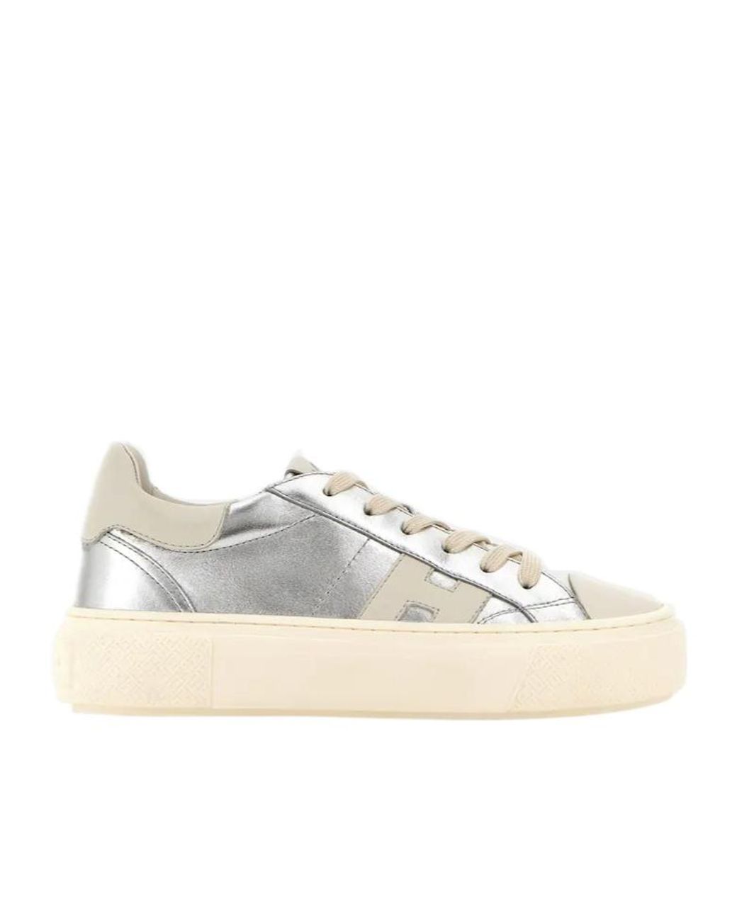 Hogan White H705 Platform Sneakers