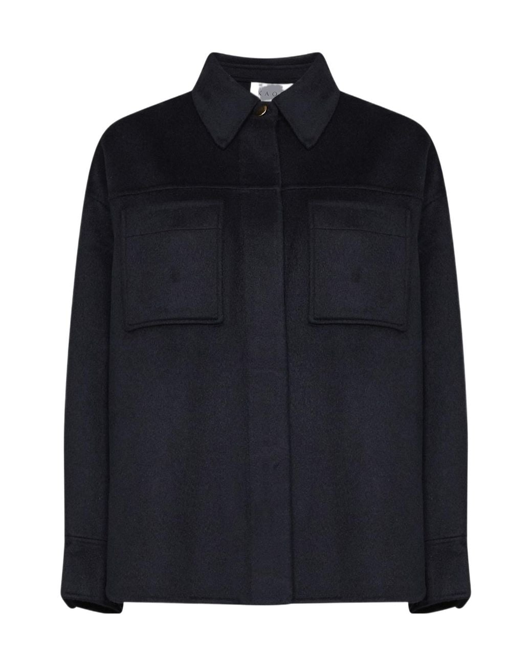 Kaos Blue Long-Sleeved Casual Jacket