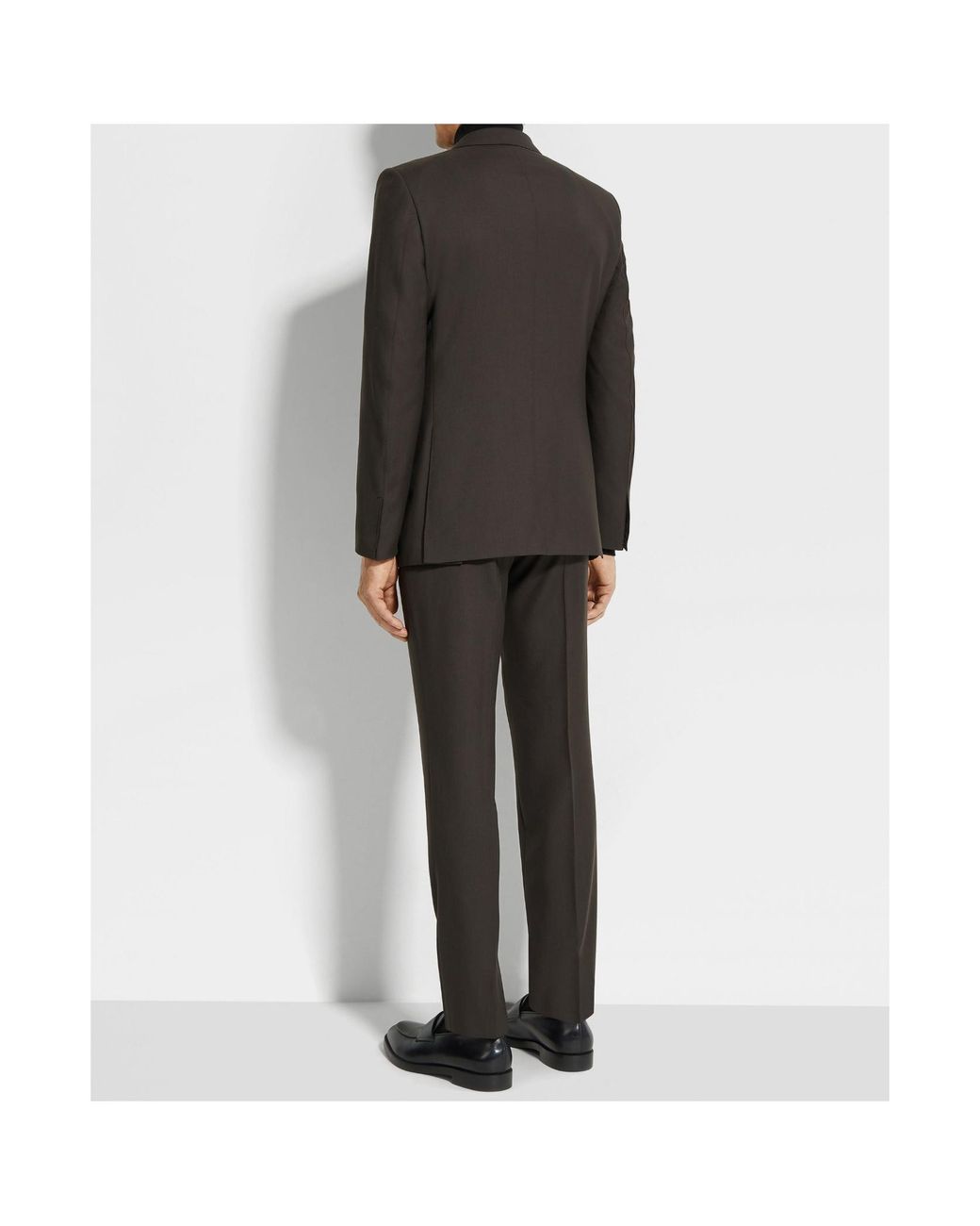 Zegna Black Single-Breasted Suit for men
