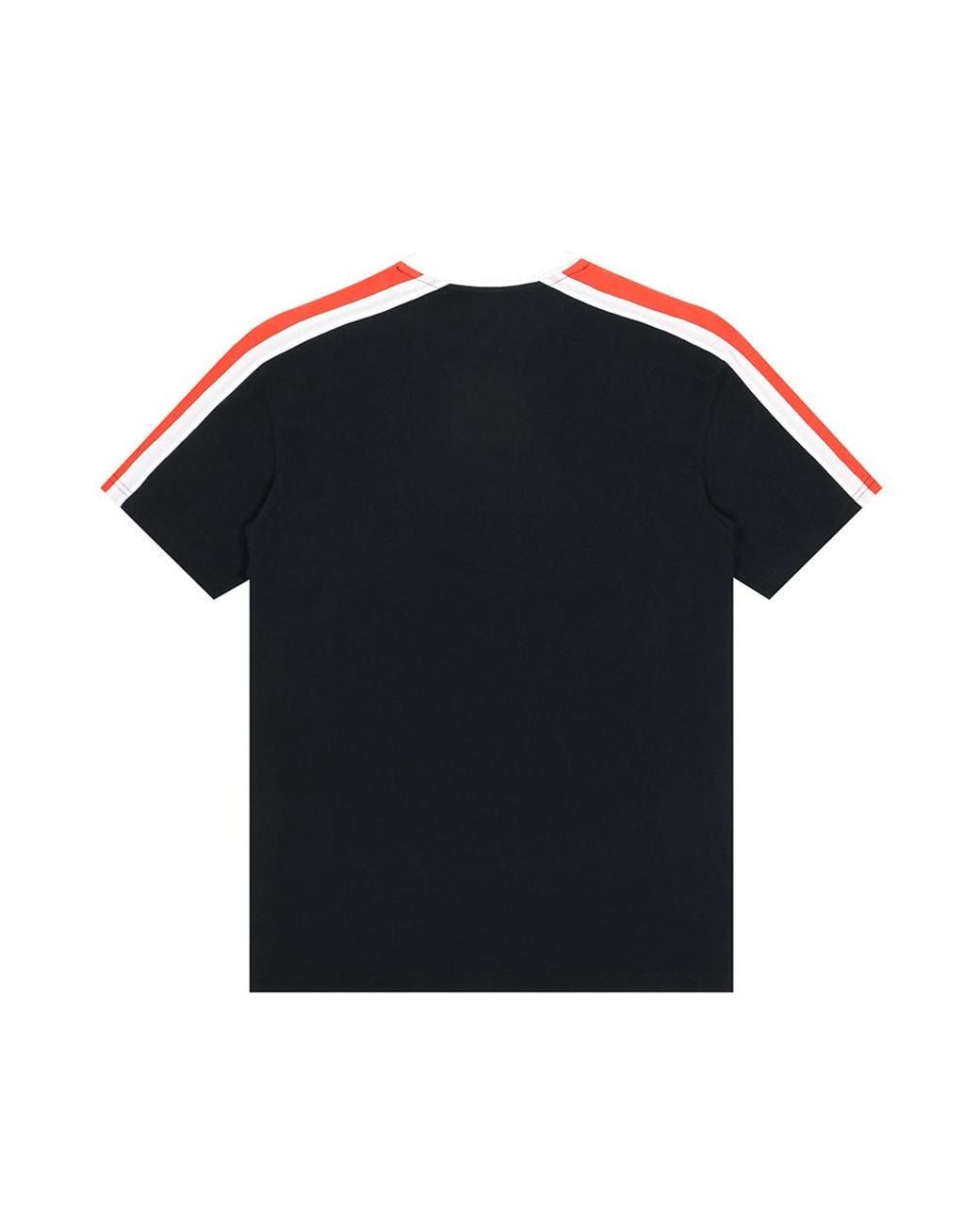 EA7 Black Logo Printed T-Shirt With Round Neck for men