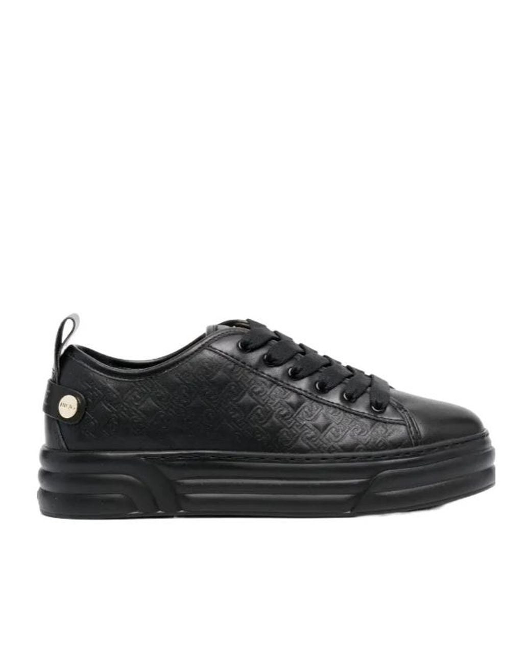 Liu Jo Black Cleo Low-Top Sneakers