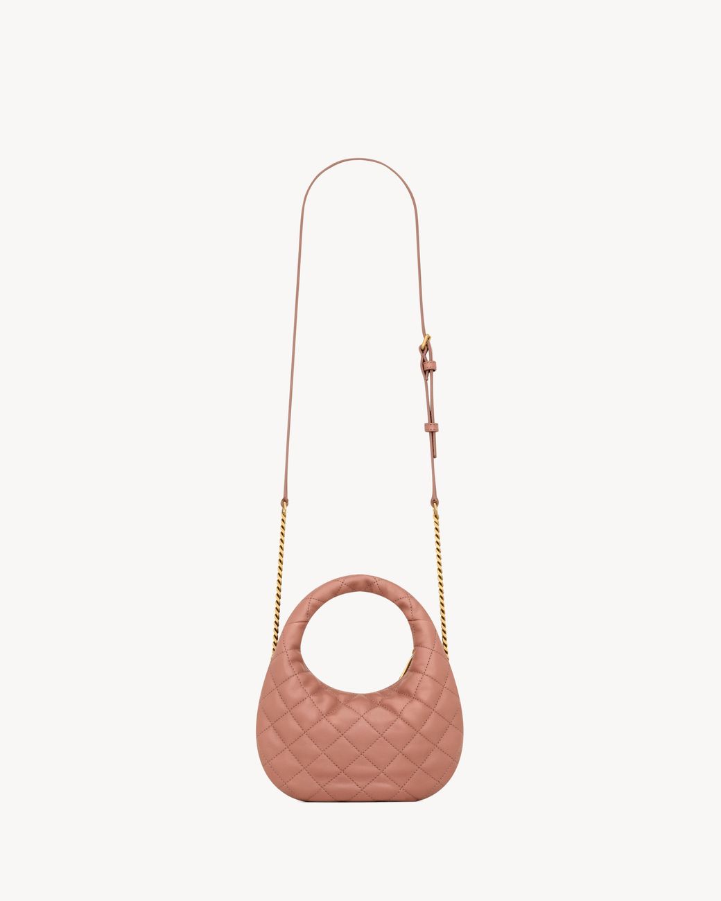 Saint Laurent Pink Icarino Mini Shoulder Bag