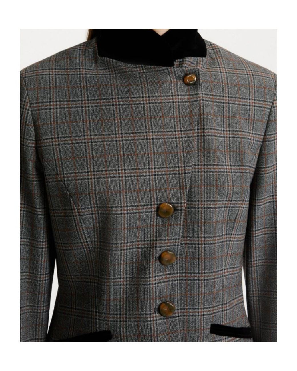 Marella Black Slim-Fit Stretch Twill Blazer