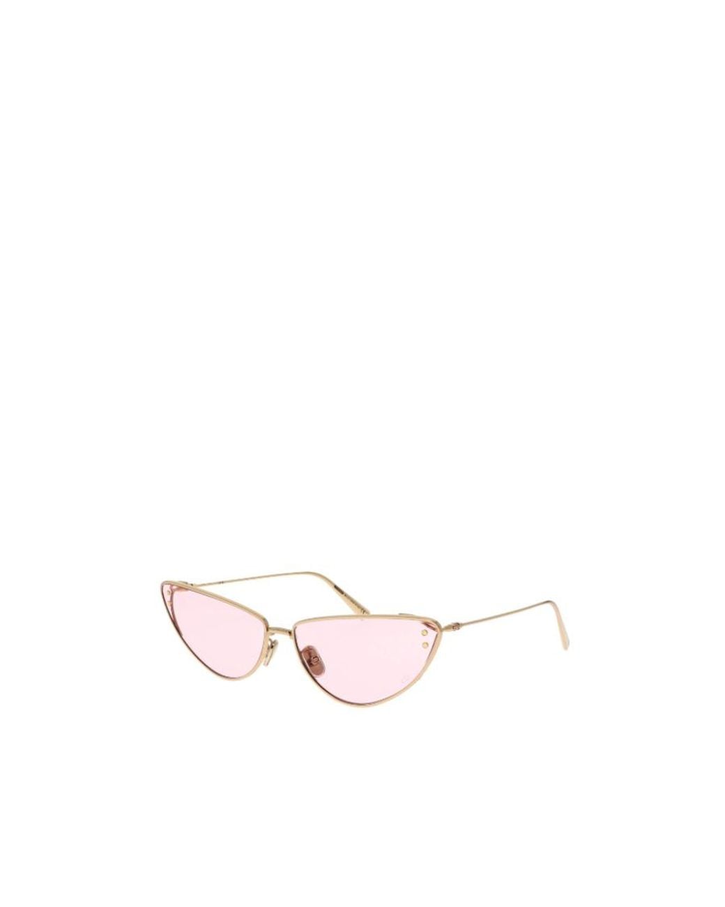 Dior Pink Eyewear Butterfly Frame Sunglasses