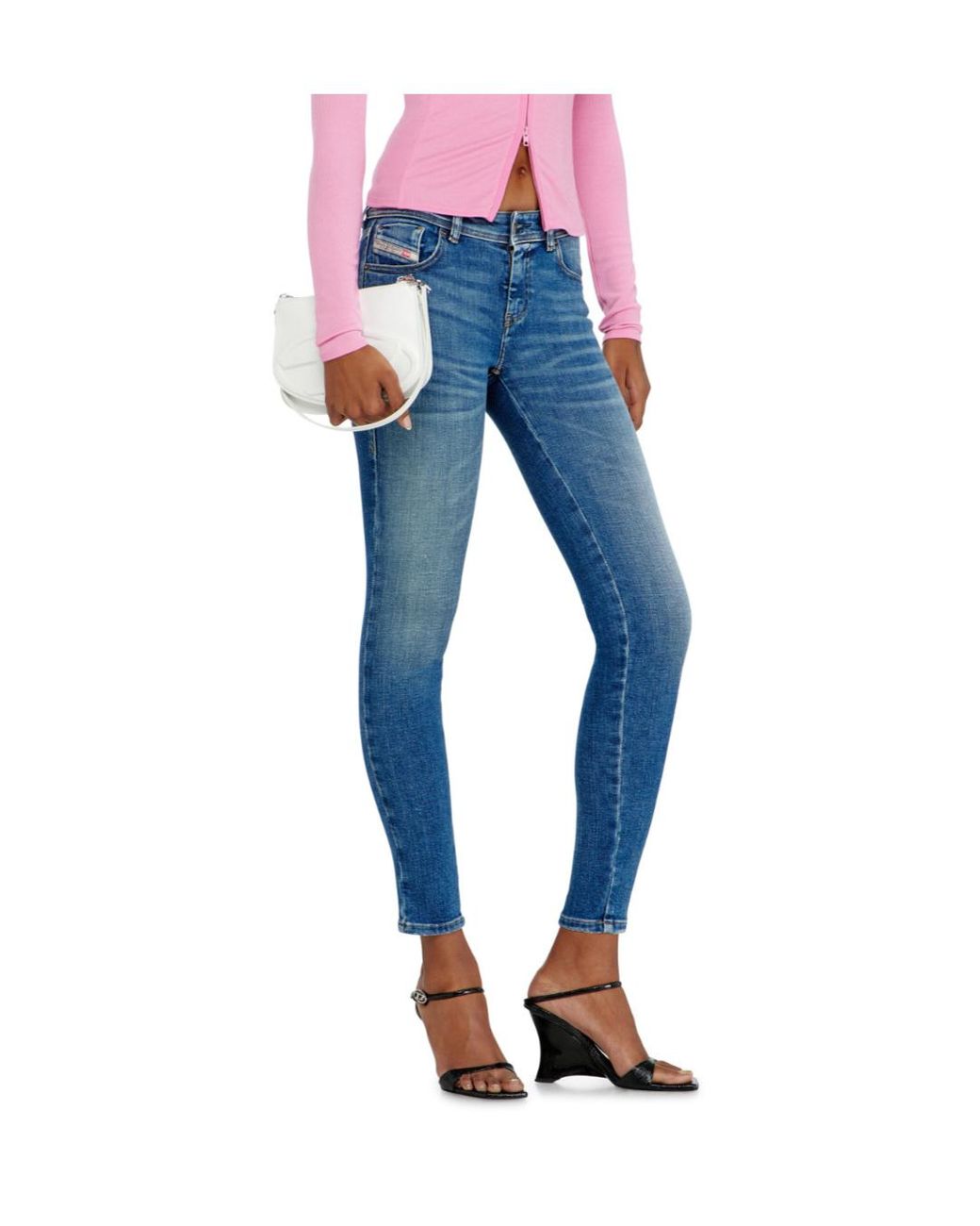 DIESEL Blue 2017-Slandy Skinny L32 Jeans