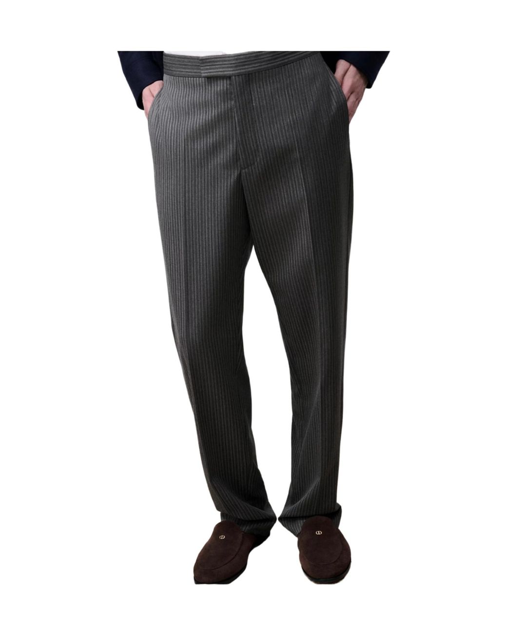 Dior Black Tailoring Pinstripe Pants for men