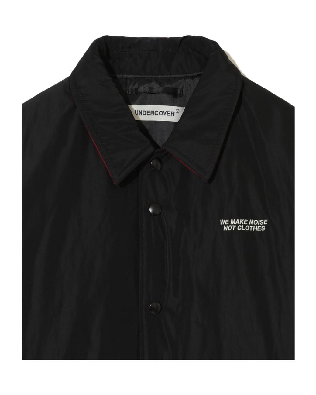 Undercover Black Polyester Coach Jacket for men