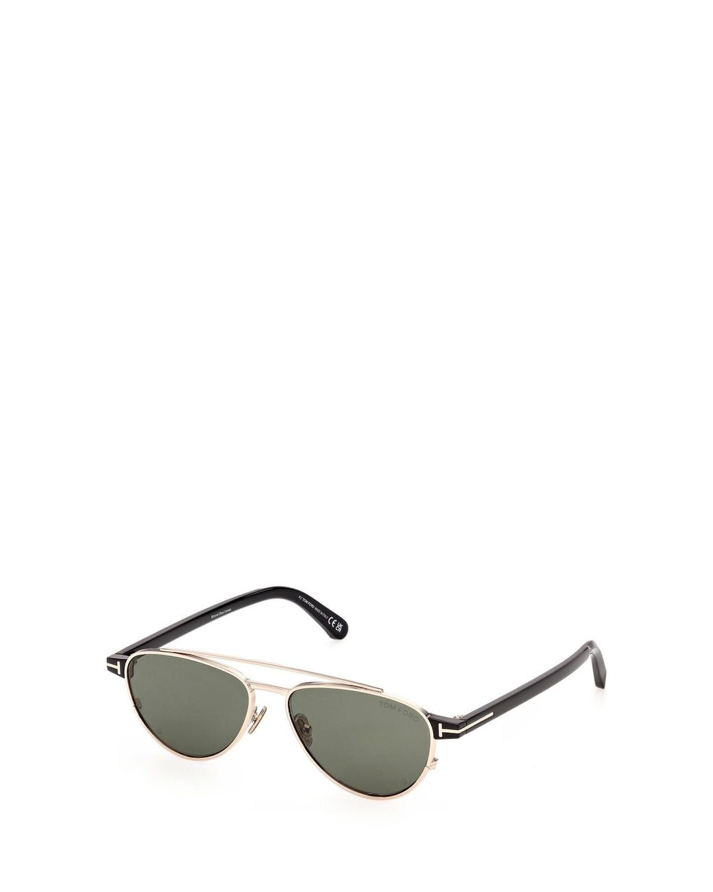 Tom Ford White Eyewear Anthony Pilot Frame Sunglasses for men