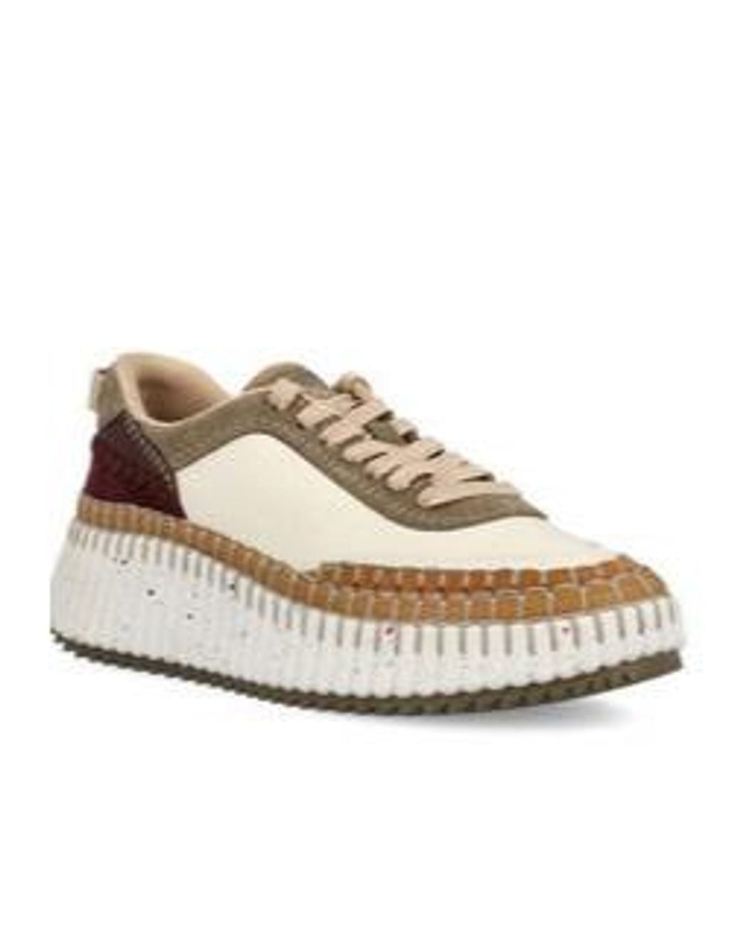 Chloé Natural Chloé Nama Low-Top Sneakers