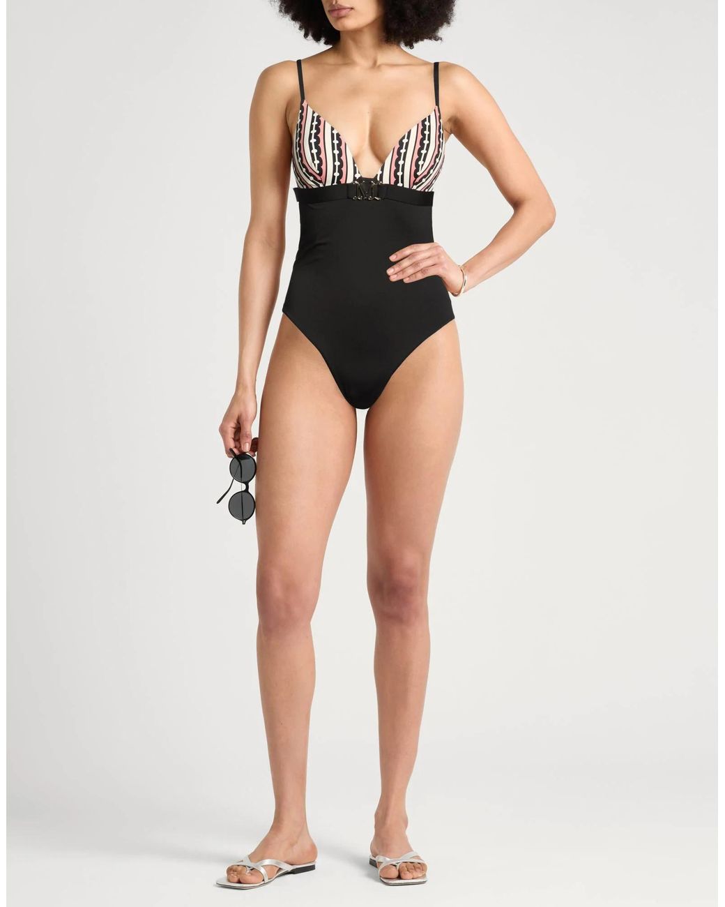 Max Mara Black One-Piece Swimsuits