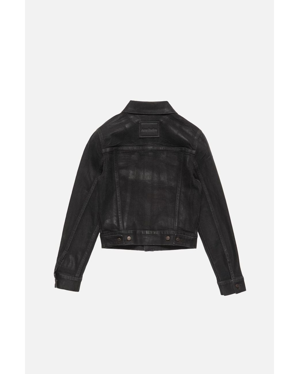 Acne Black Slim-Fit Denim Jacket