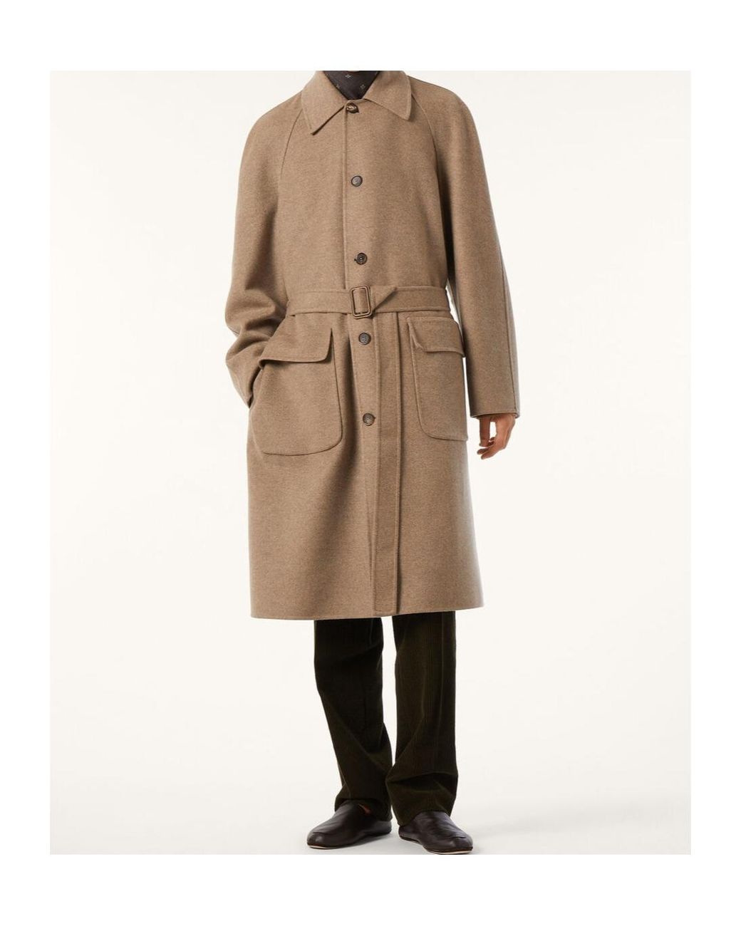 Loro Piana Brown Owen Coat for men