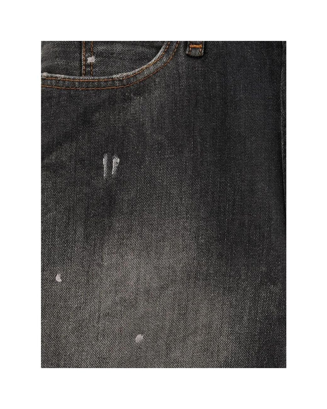 Acne Gray 1981 Loose Fit Jeans for men