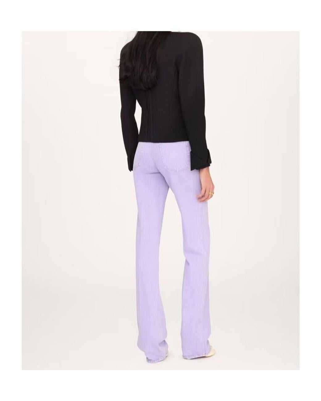 Chloé Blue Chloé Collarless Fitted Jacket