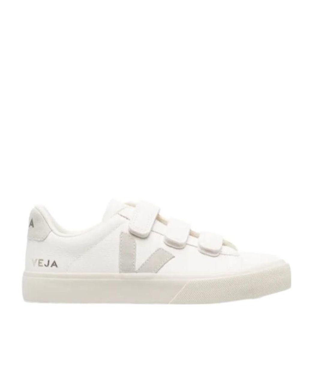 Veja White Recife Chromefree Touch-Strap Sneakers