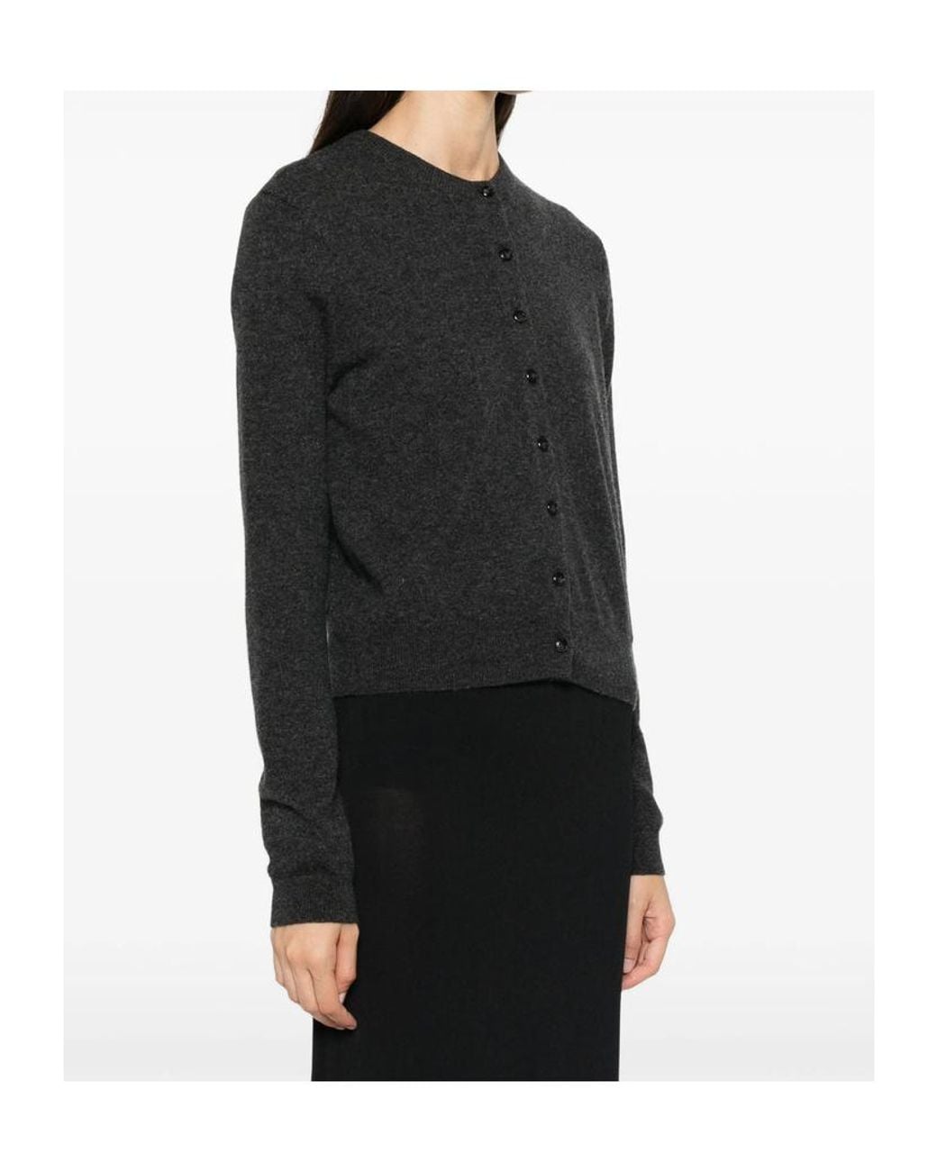 Lisa Yang Black Karia Button-Fastening Cardigan