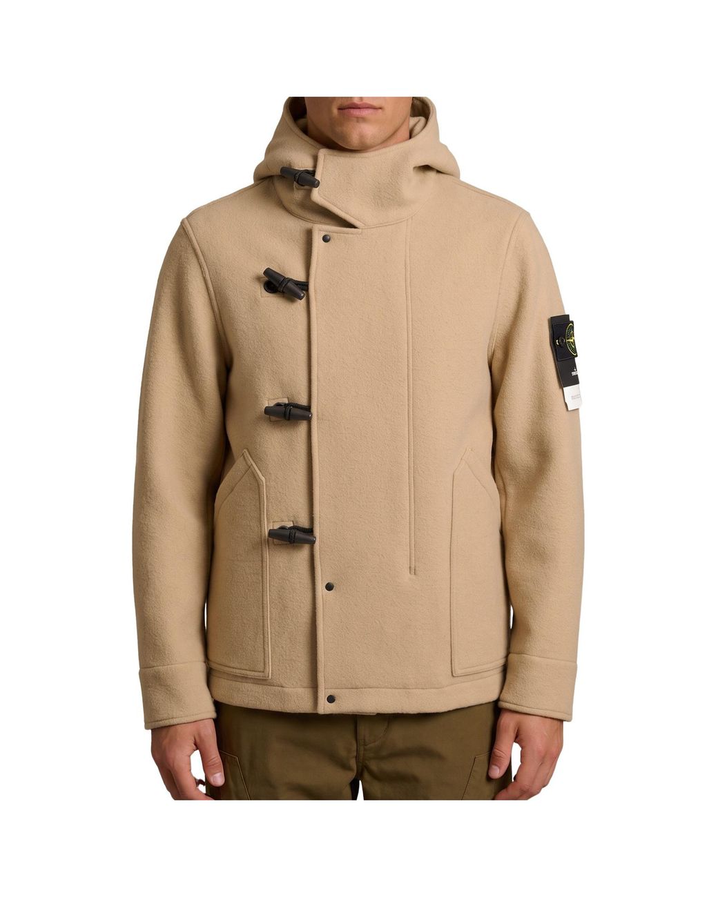 Stone Island Natural 4100039 Heavy Melton for men