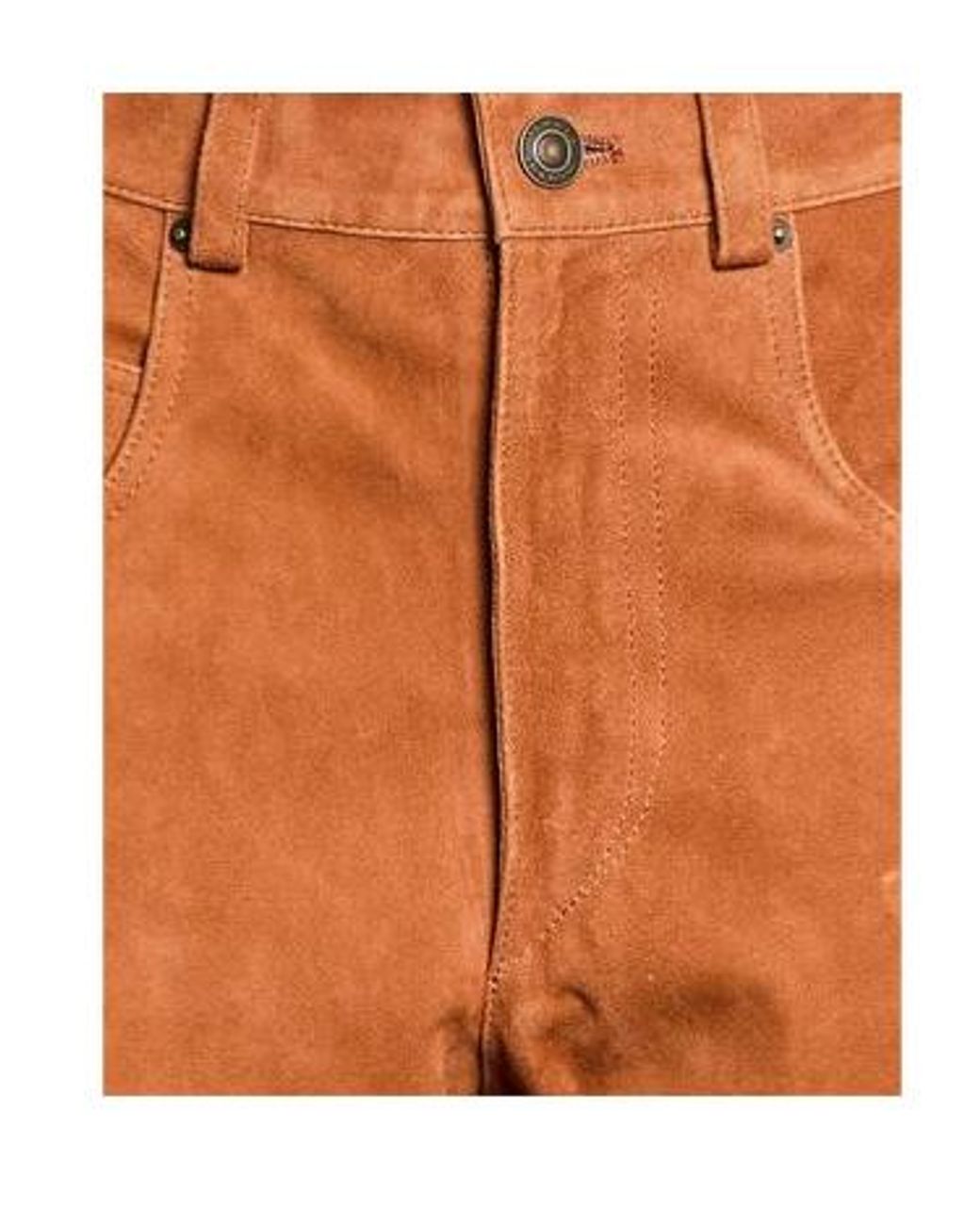 Isabel Marant Orange High Waist Pants
