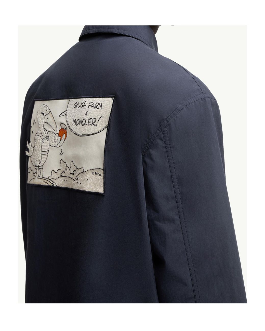 Moncler Blue X Gilga Farm By Donald Glover Satsuma Shirt Jacket for men