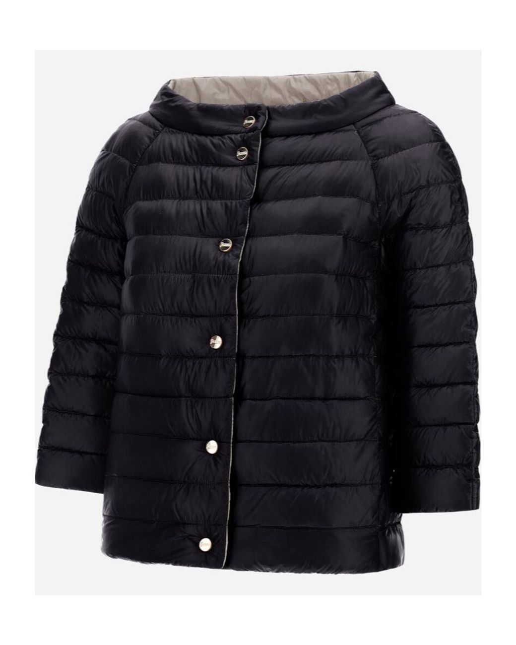 Herno Gray Reversible Hood Jacket