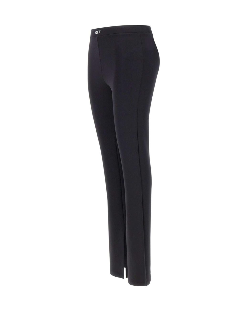 Off-White c/o Virgil Abloh Blue Off Stamp Sleek Split Leggings