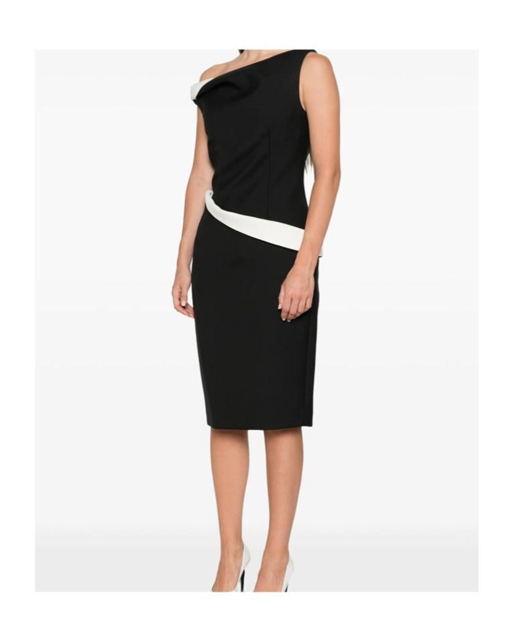 Rohe Black Asymmetrical Dress