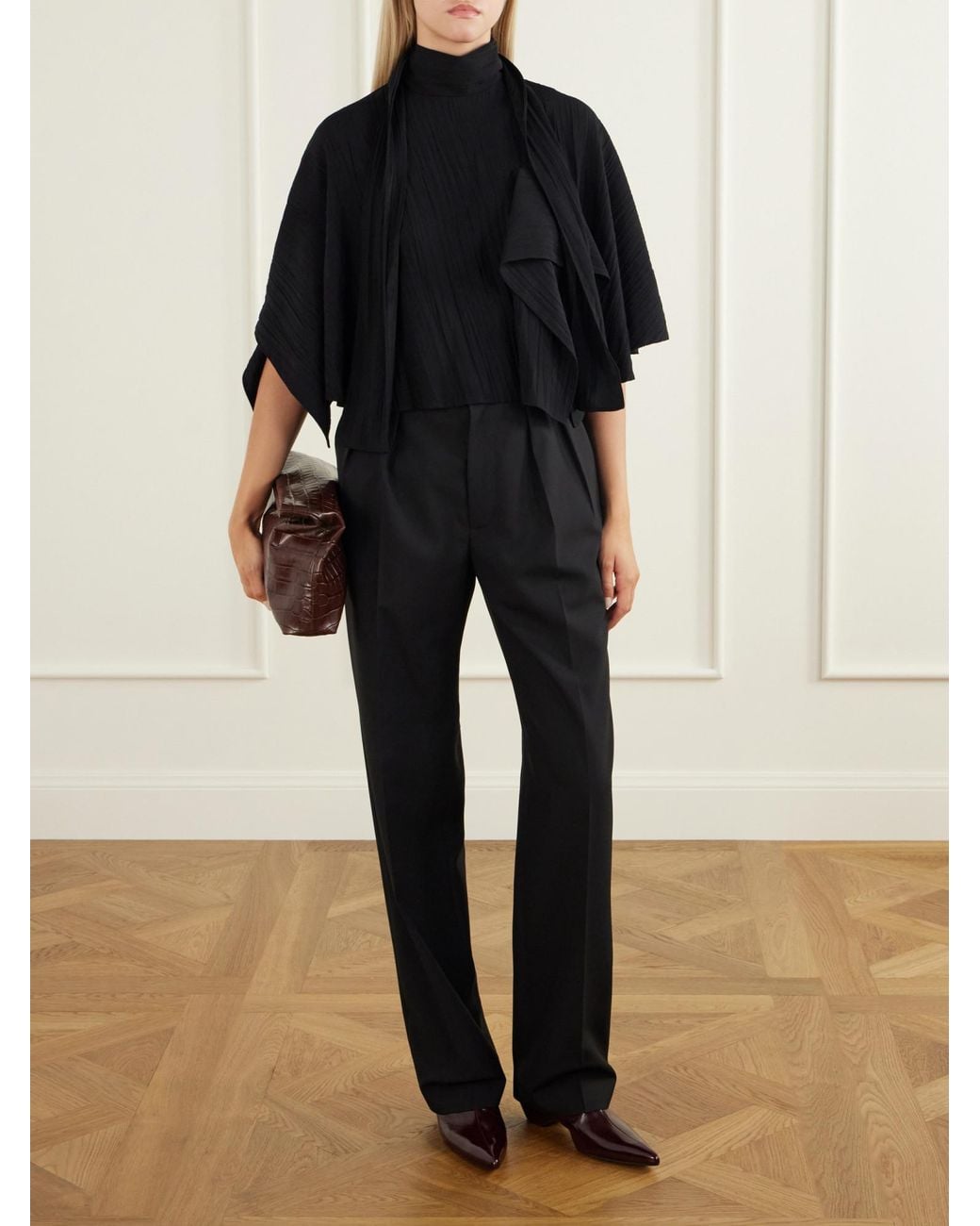 Tibi Blue Light Top