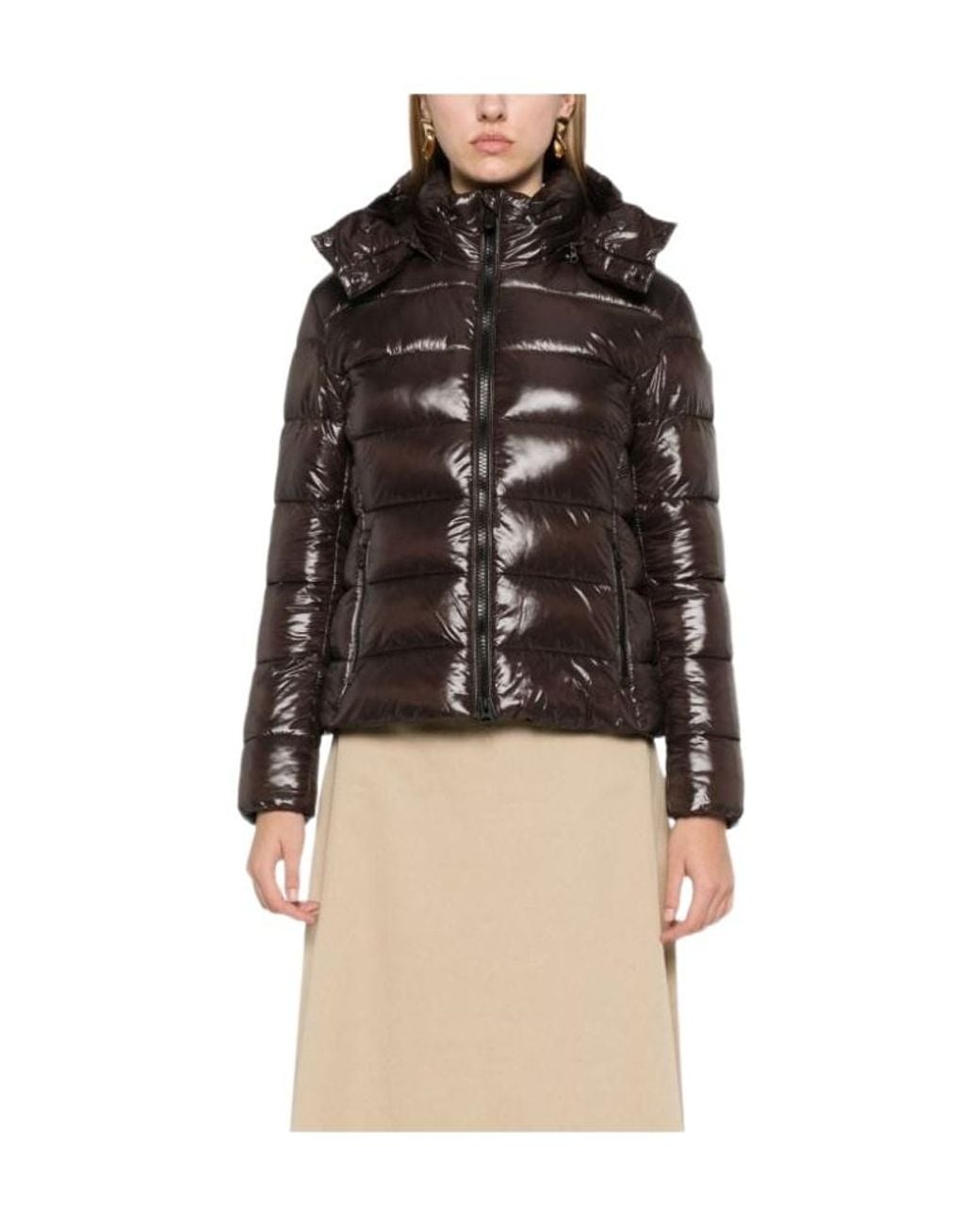 Save The Duck Multicolor Cosmary Hooded Quilted Jacket