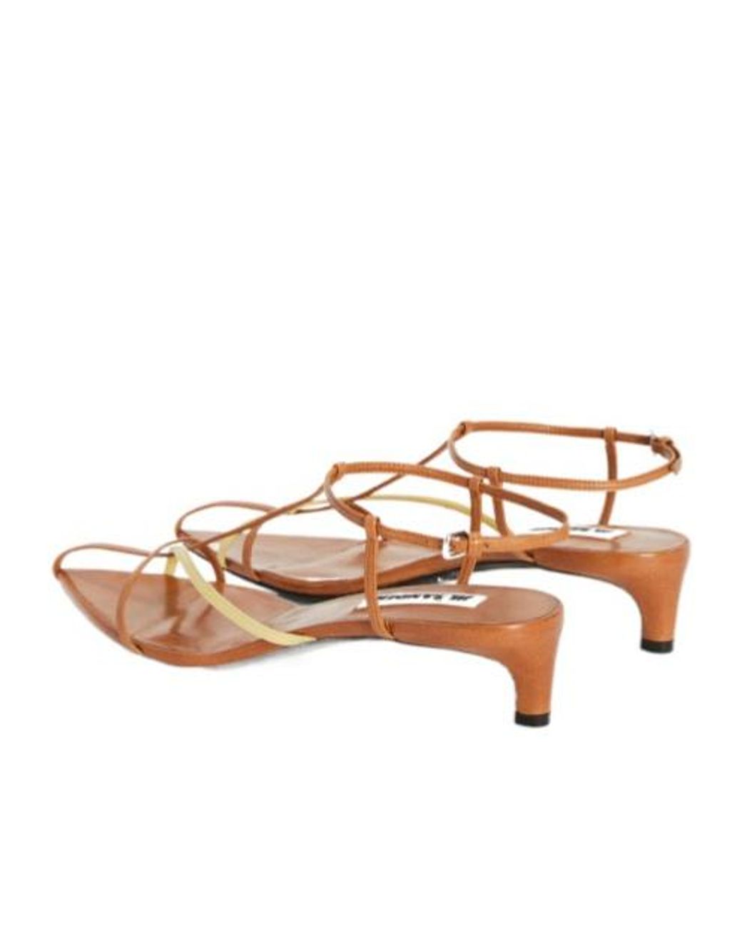 Jil Sander Pink Cage Low-Heel Sandal