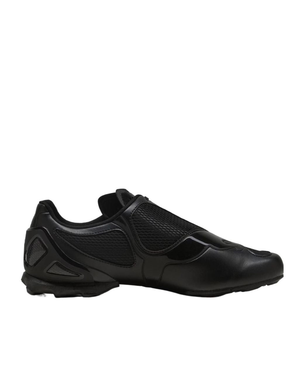 PUMA Black Lace-Up Low-Top Sneakers