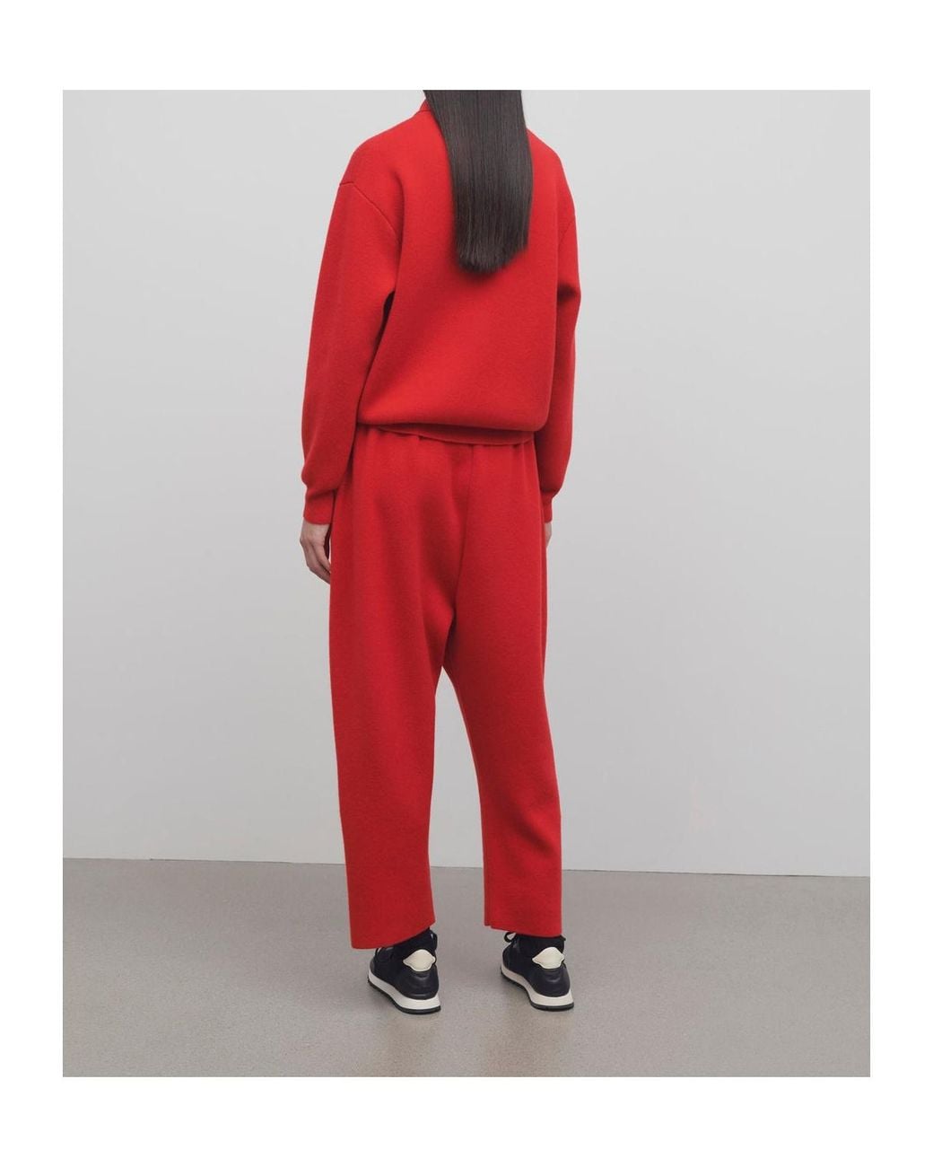 The Row Red Herea Cashmere Pants
