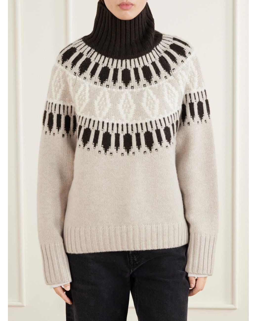 arch4 Multicolor Cashmere Turtleneck Sweater